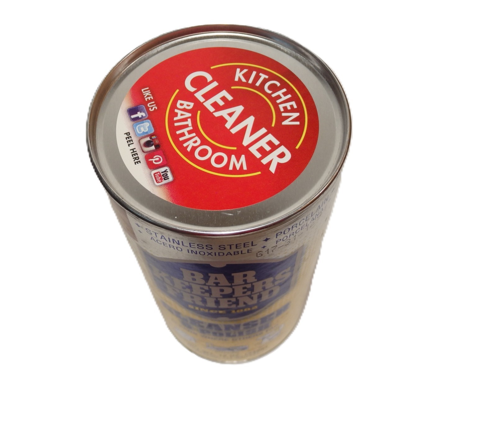 Vintage Bar Keepers Friend Cleanser & Polish 12 oz Can – New Old Stock