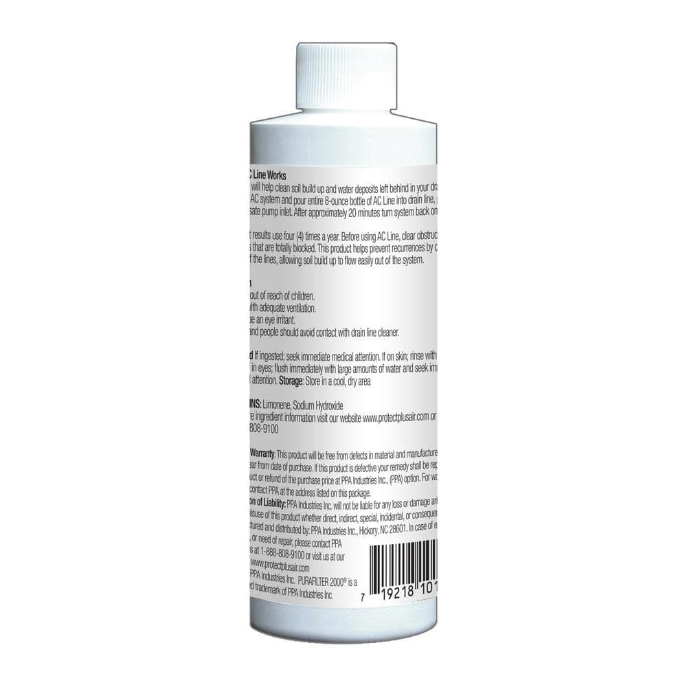8 oz AC Drain Cleaner for Air Conditioner Condensate Line Maintenance
