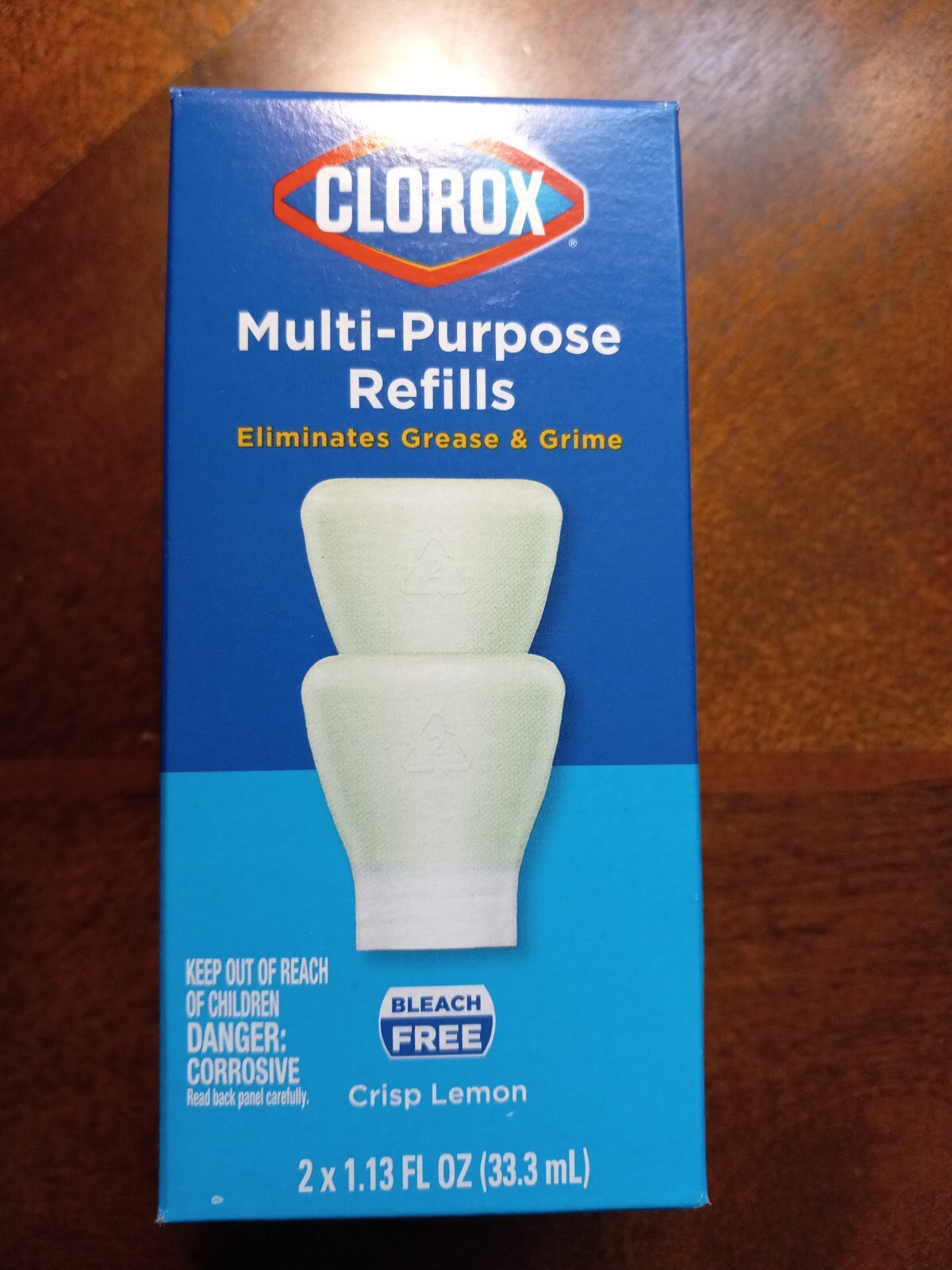 Clorox Multi-Purpose Spray Concentrate Refills Crisp Lemon 2 Pack Set of 2
