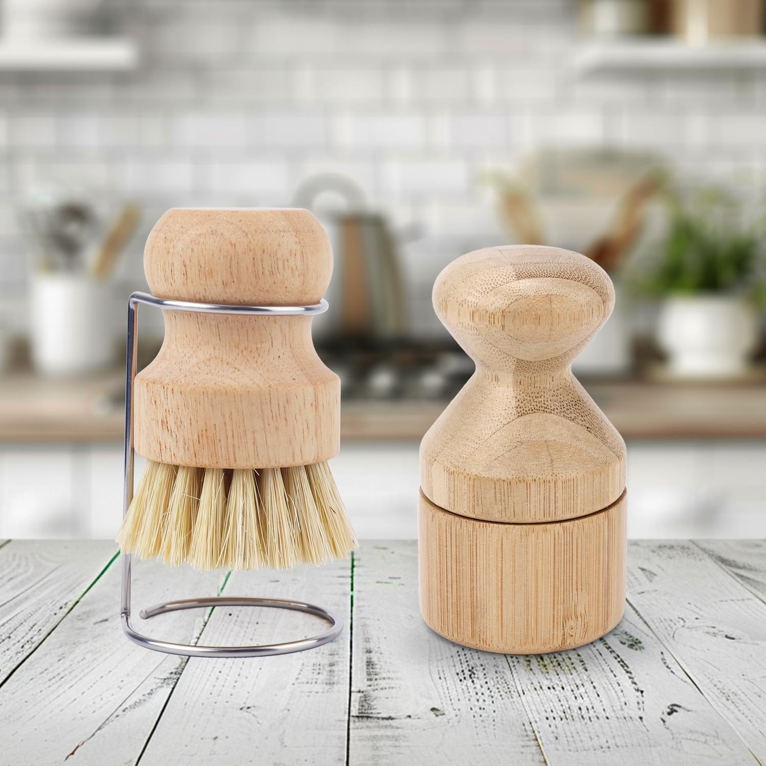 Cutting Board Oil Wax Applicator and Scrub Brush, Butcher Block Wax Applicato…