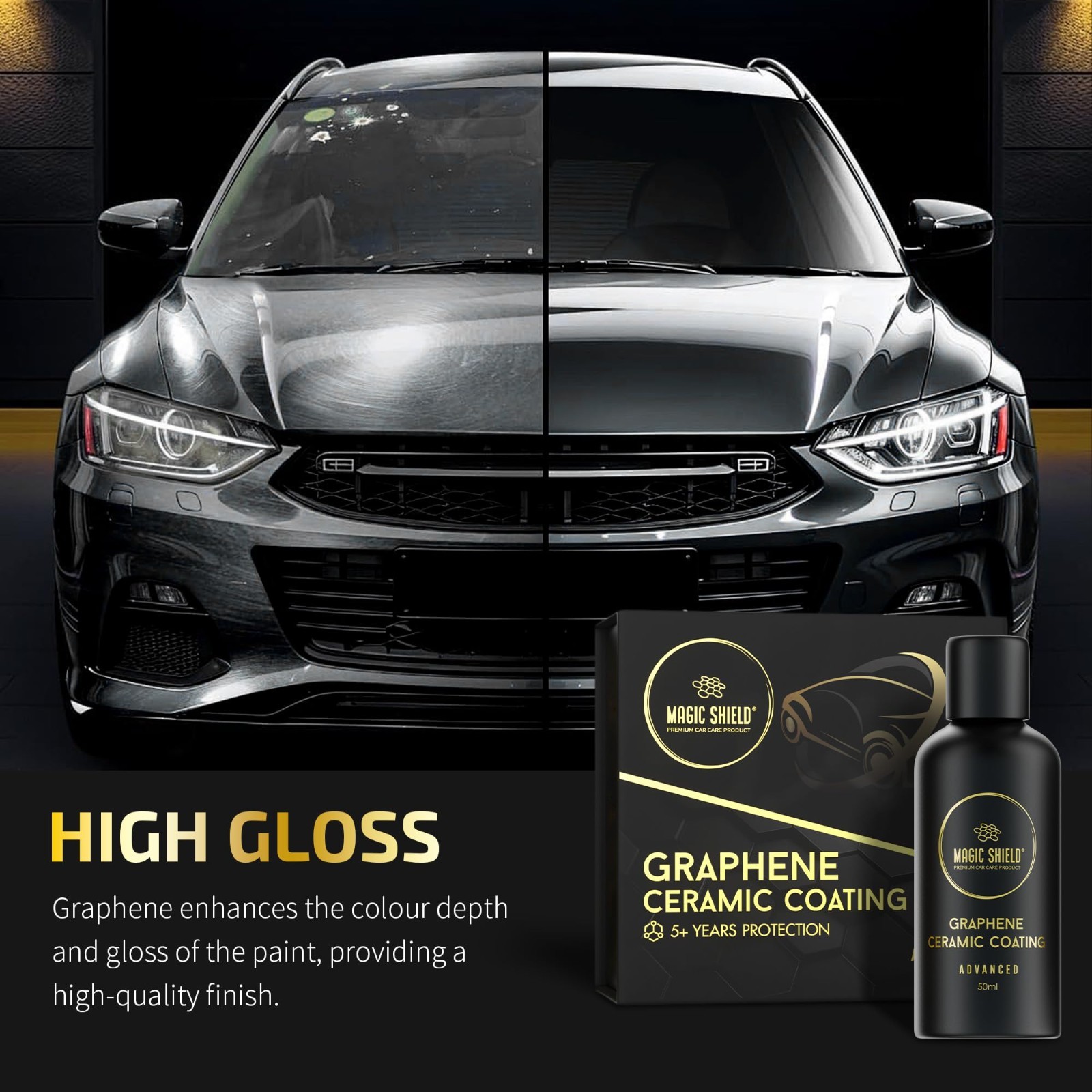 Graphene Coating for Cars – Self-Healing, 5+ Years Durability, SiO2 Ceramic Prot