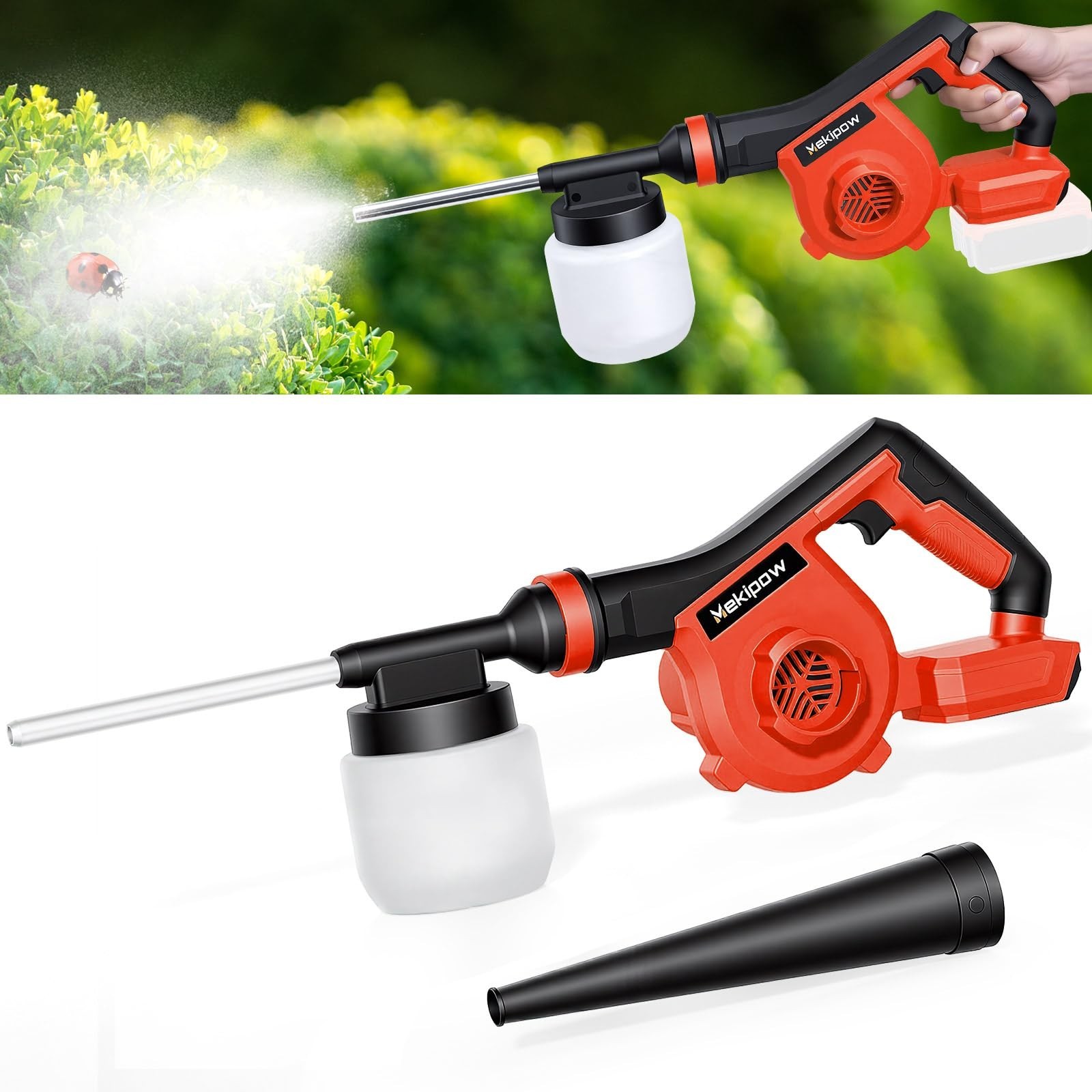 Electric Diatomaceous Earth Duster for Milwaukee 18V Battery, 3-in-1 Garden Appl
