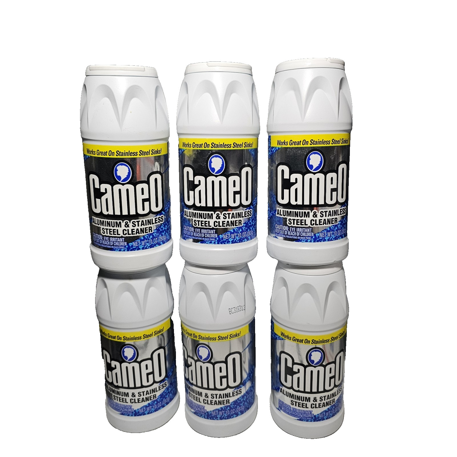 (6) Cameo Aluminum & Stainless Steel Cleaner 10oz Each Read Below