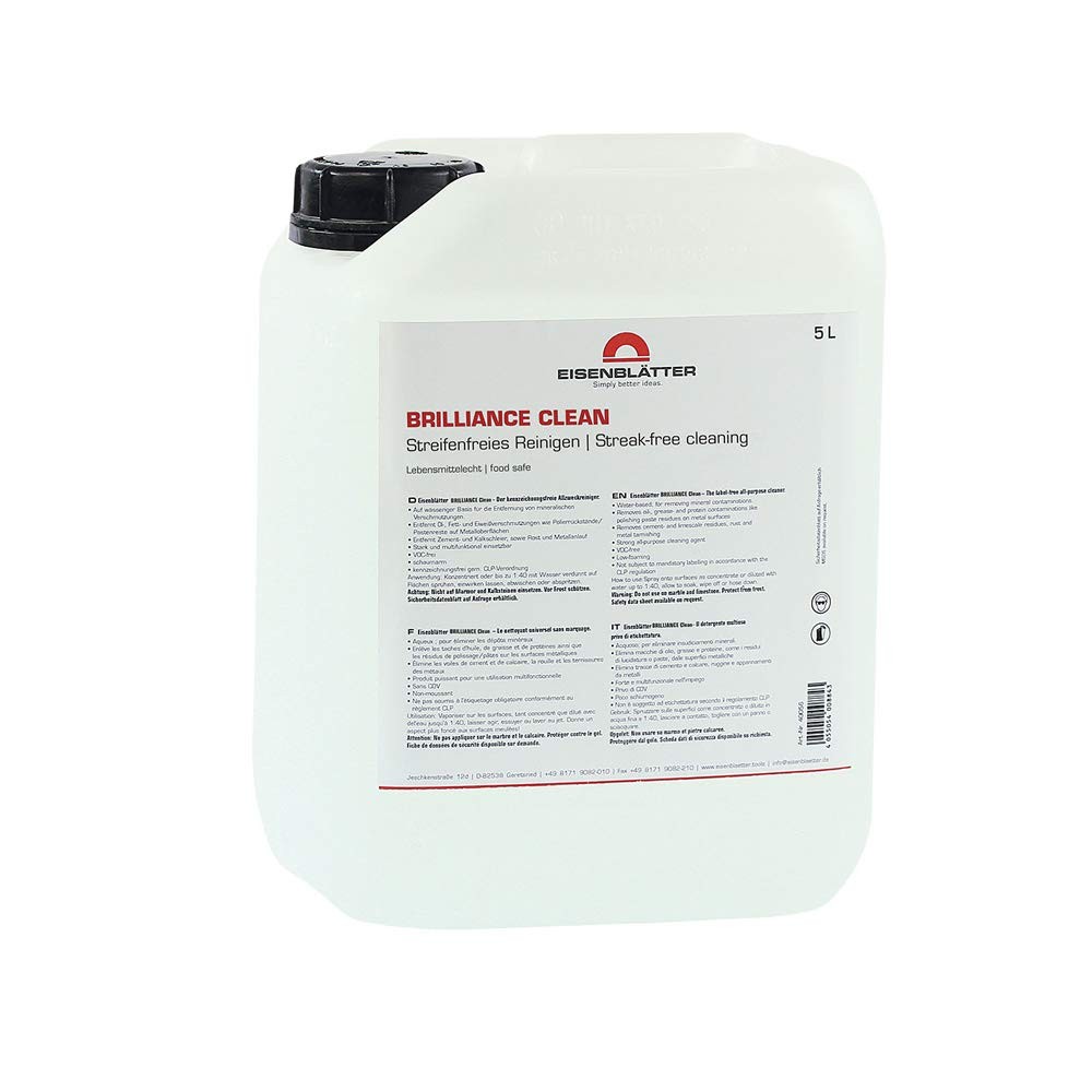 CS Unitec | Brilliance Clean Canister w/Spray Bottle | 1.3 Gal Metal Cleaning…