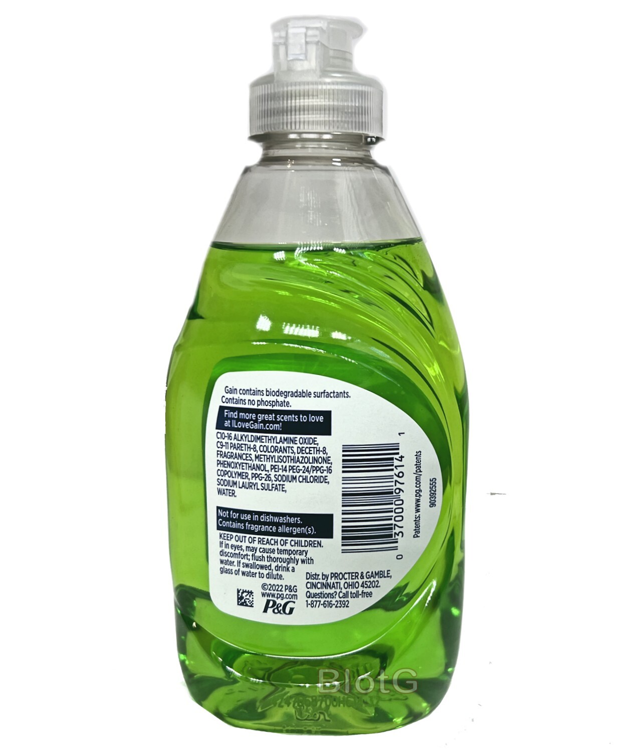 GAIN Ultra Clean Dishwashing Liquid Soap Grease Cleaner Dish Washer Sale 8oz USA
