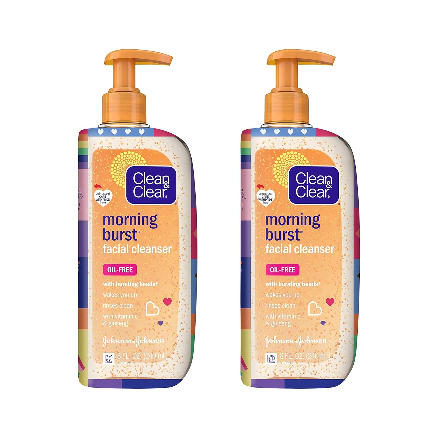 Morning Burst Oil-Free Facial Cleanser, Brightening Vitamin C & Ginseng, Daily F
