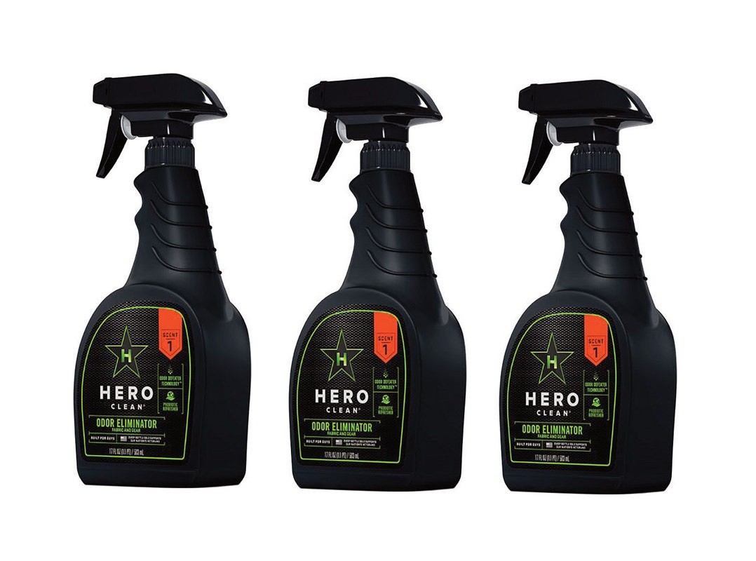 3 Hero Clean ODOR ELIMINATOR Eliminates & Prevents Odors Pre-Treats Clothes 17oz