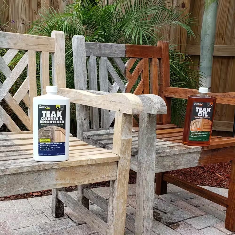 32 Oz. Teak Cleaner and Brightener for Fine Wood – Wood Restoration Solution