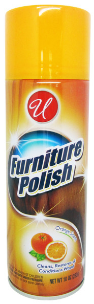 Furniture Polish Orange Scent – Cleans, Restores, & Conditions 10oz (Pack of 3)