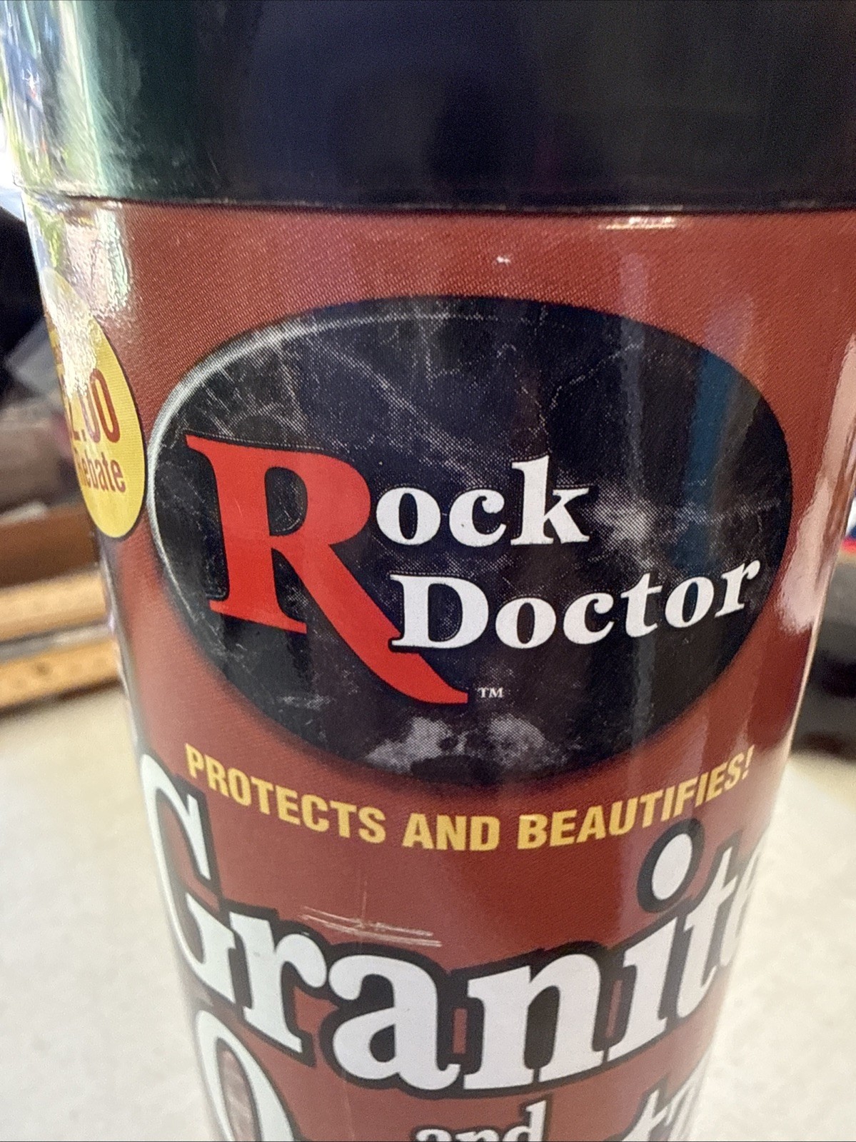 Rock Doctor Granite And Quartz Polish 21 oz Marble Travertine Carnauba Shine
