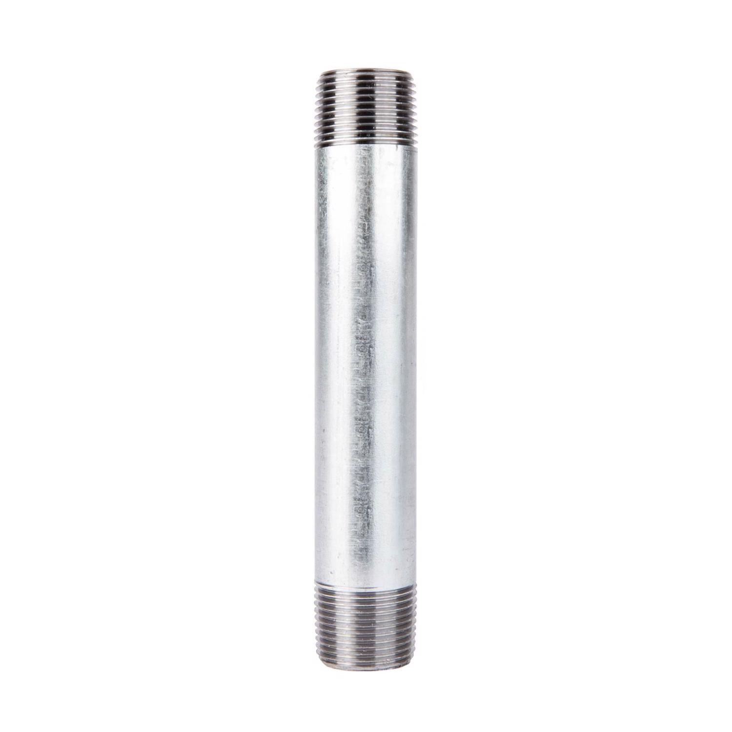 BK Products 3/4 in. MPT x 6 in. L Galvanized Steel Nipple (Pack of 5)