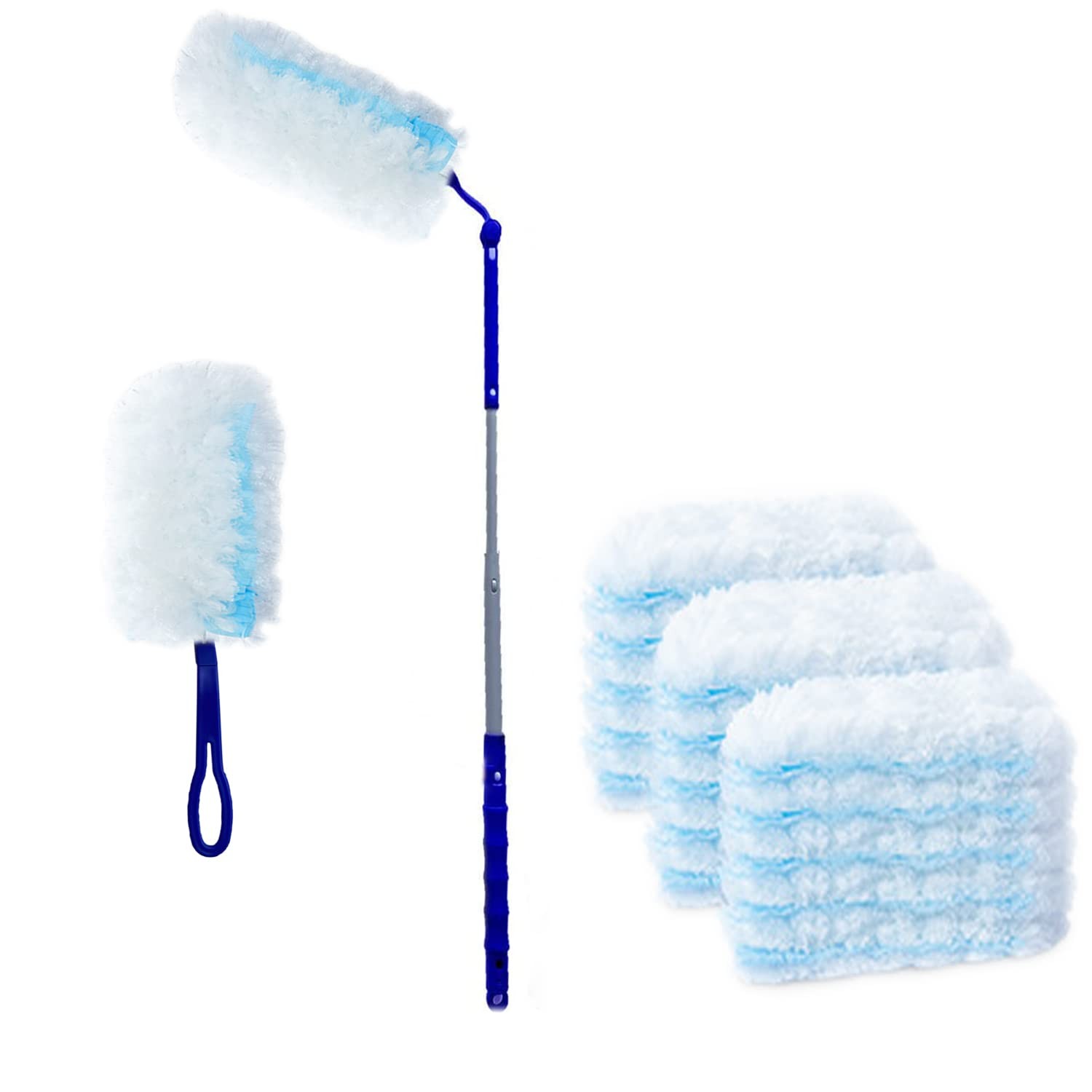 360 Degree Dusters Multi Surface Duster Refills Kit Extender Handle 1 Long Hand