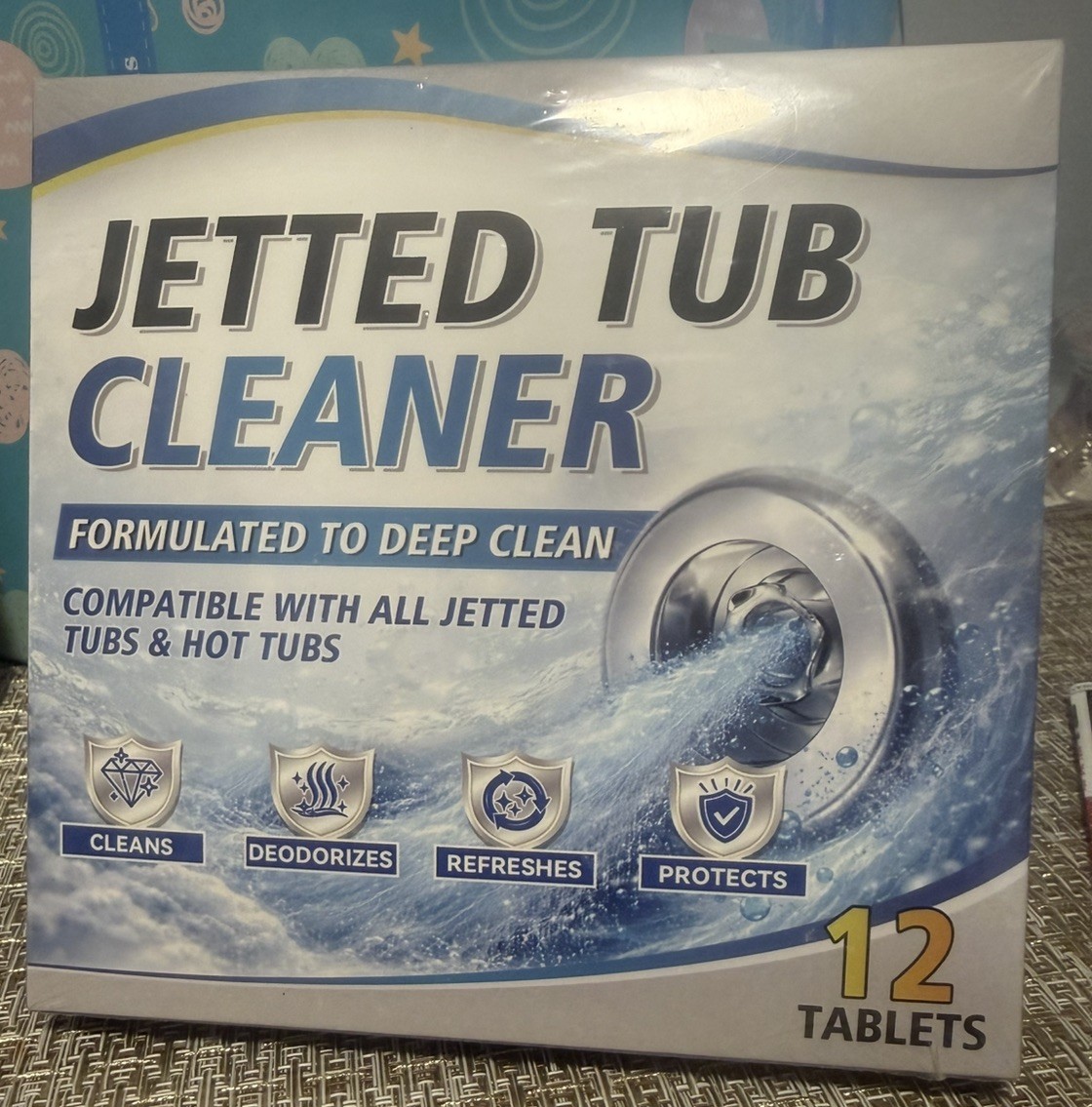 Active Jetted Tub Cleaner 12-Tablet Pack for Jacuzzi/Whirlpool NEW