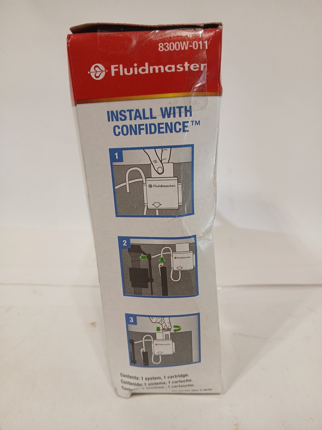 Fluidmaster 8300W011- Flush’n’Sparkle Automatic Bleach Toilet Cleaning System