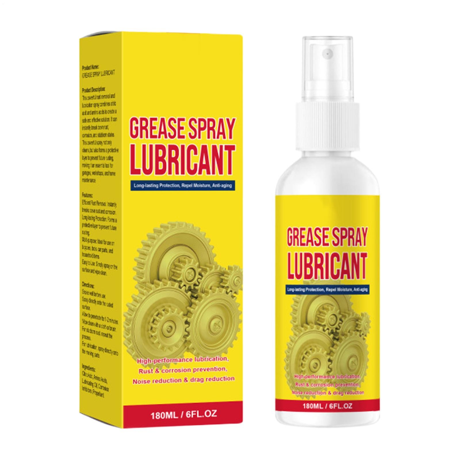 200ml Heavy-Duty Rust Remover Lubricant Spray with Citric & Sulfamic Acid
