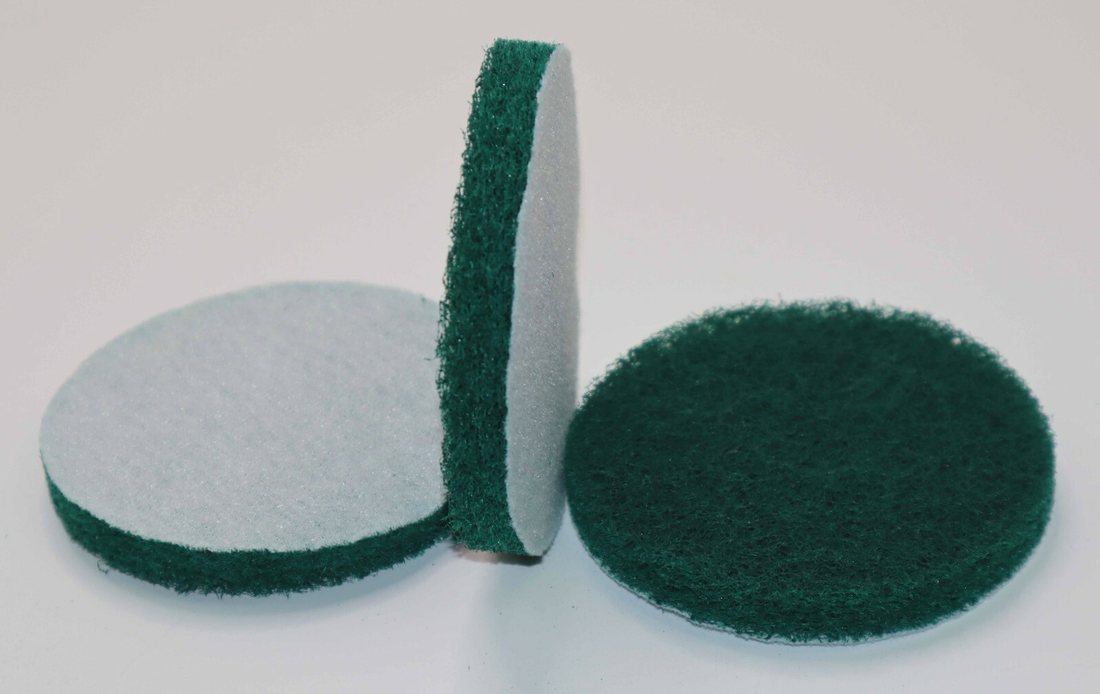 8pc Drill Brush Replacement Scour Pads Green 4″ Round for Power Scrubber Driver
