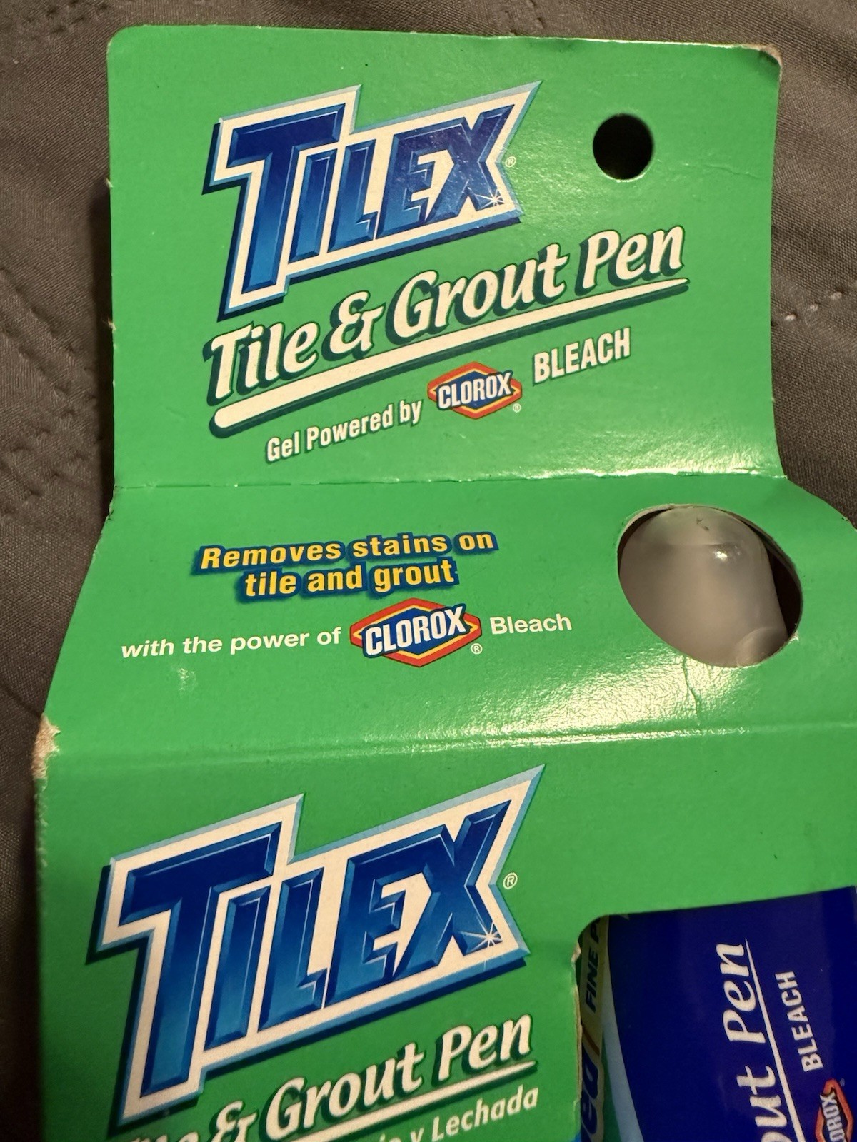 TILEX Tile & Grout Pen Removes Stains 2 oz Clorox Bleach NEW OLD STOCK