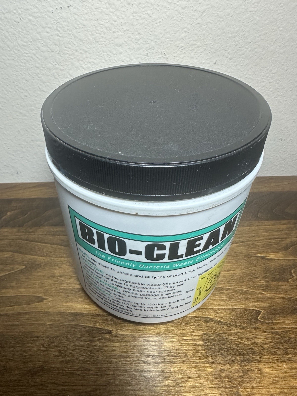 Bio-Clean Drain Septic 2 Lbs Cleans Drains- Septic Tanks – Grease Traps Bacteria