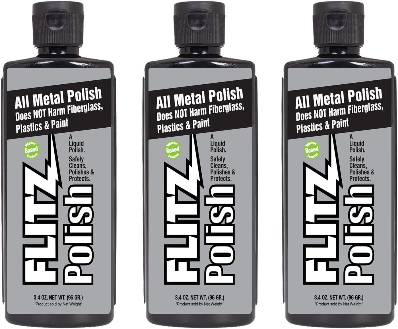 Multi Purpose Metal Polish Liquid – 3.4oz Bottle of -Made Tarnish Remover – F…