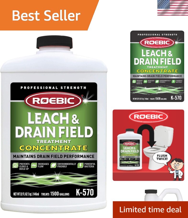 Professional Strength 32oz Biodegradable Drain Opener – Clog Relief Solution
