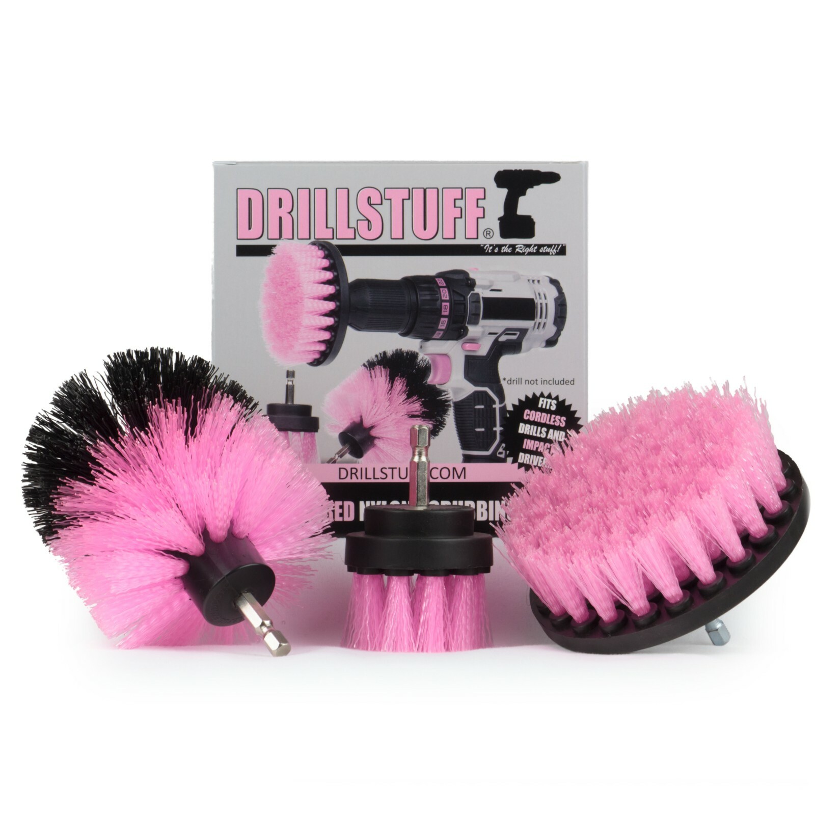 Bathroom Shower Cleaner, Bathtub, Tile and Grout Drill Power Scrubber Brush Kit