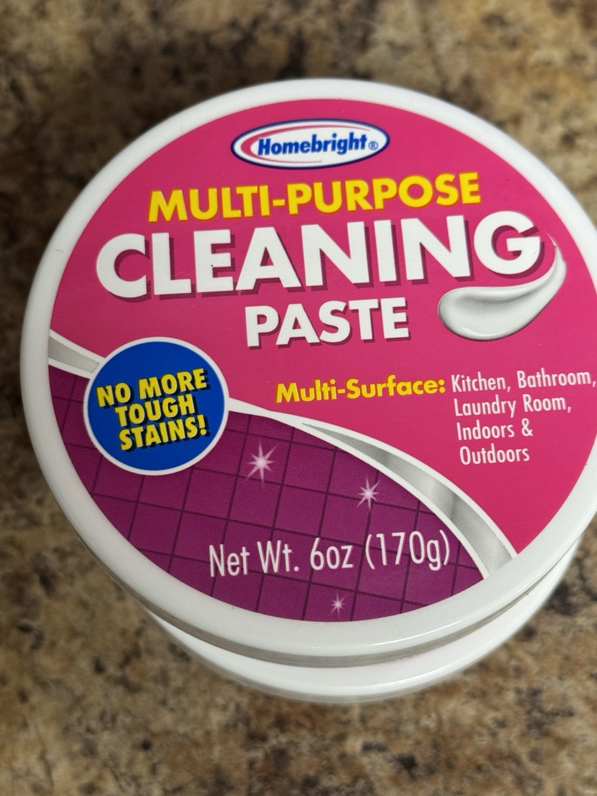 Homebright Multi Purpose Cleaning Paste Multi Surface 6oz Lot Of 2