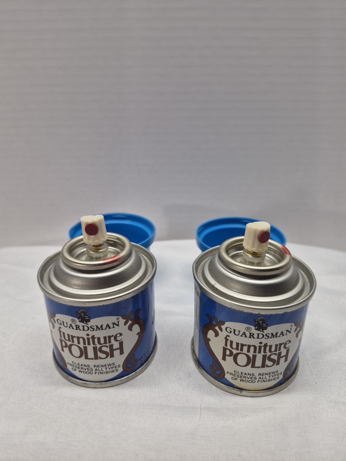 Vintage Guardsman Furniture Polish Lot Of 2 Cans 2oz. NEW