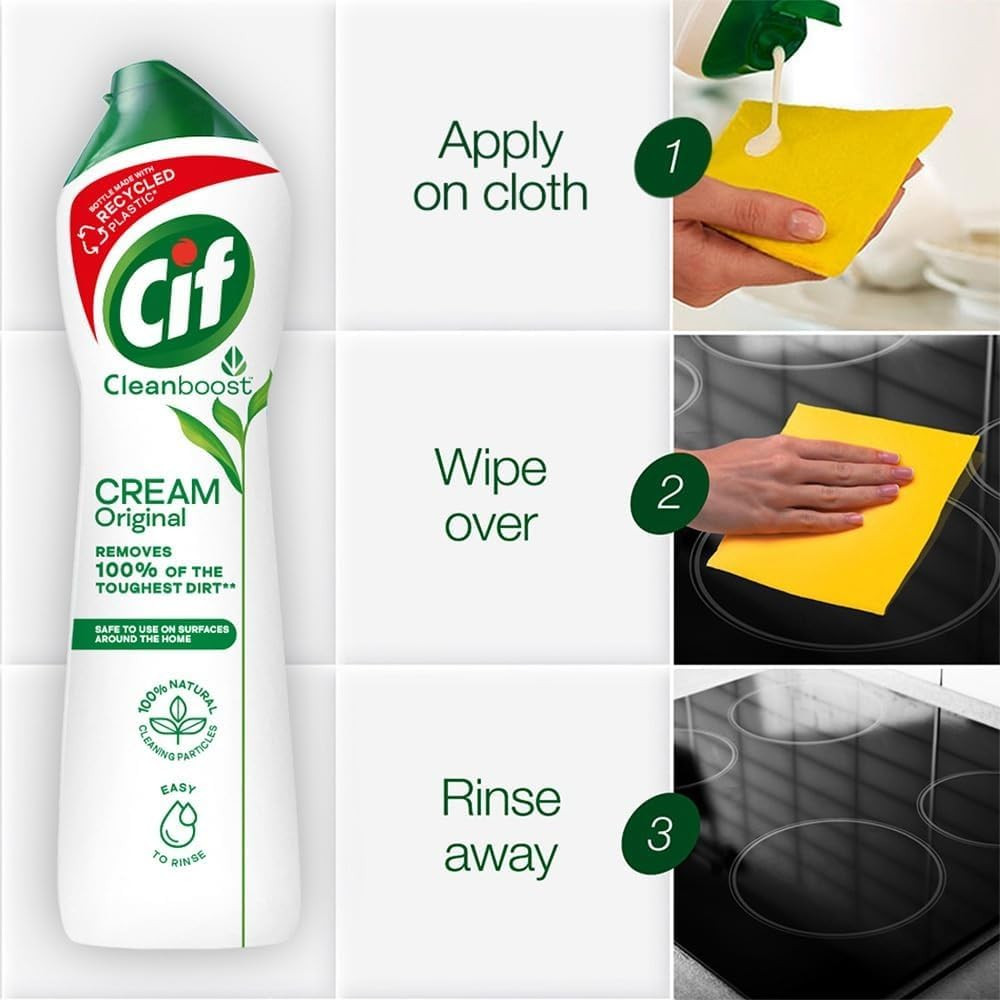 Original Multipurpose Surface Cleaner Cream for Kitchen & Bathroom, Ocean Breeze