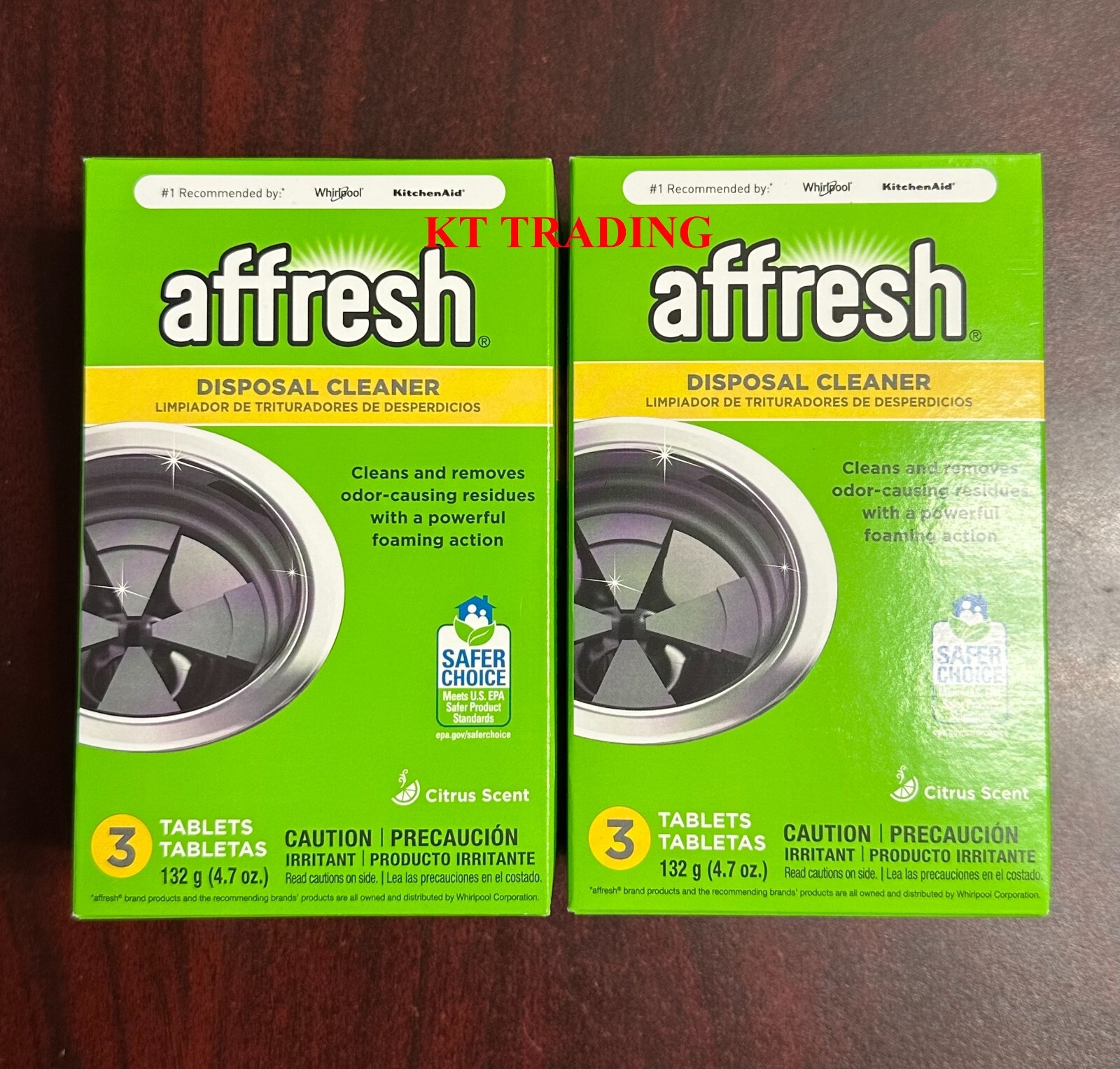 (6-Pack) Affresh DISPOSAL CLEANER Remove Odor w/ Foaming Action ~ Citrus Scent