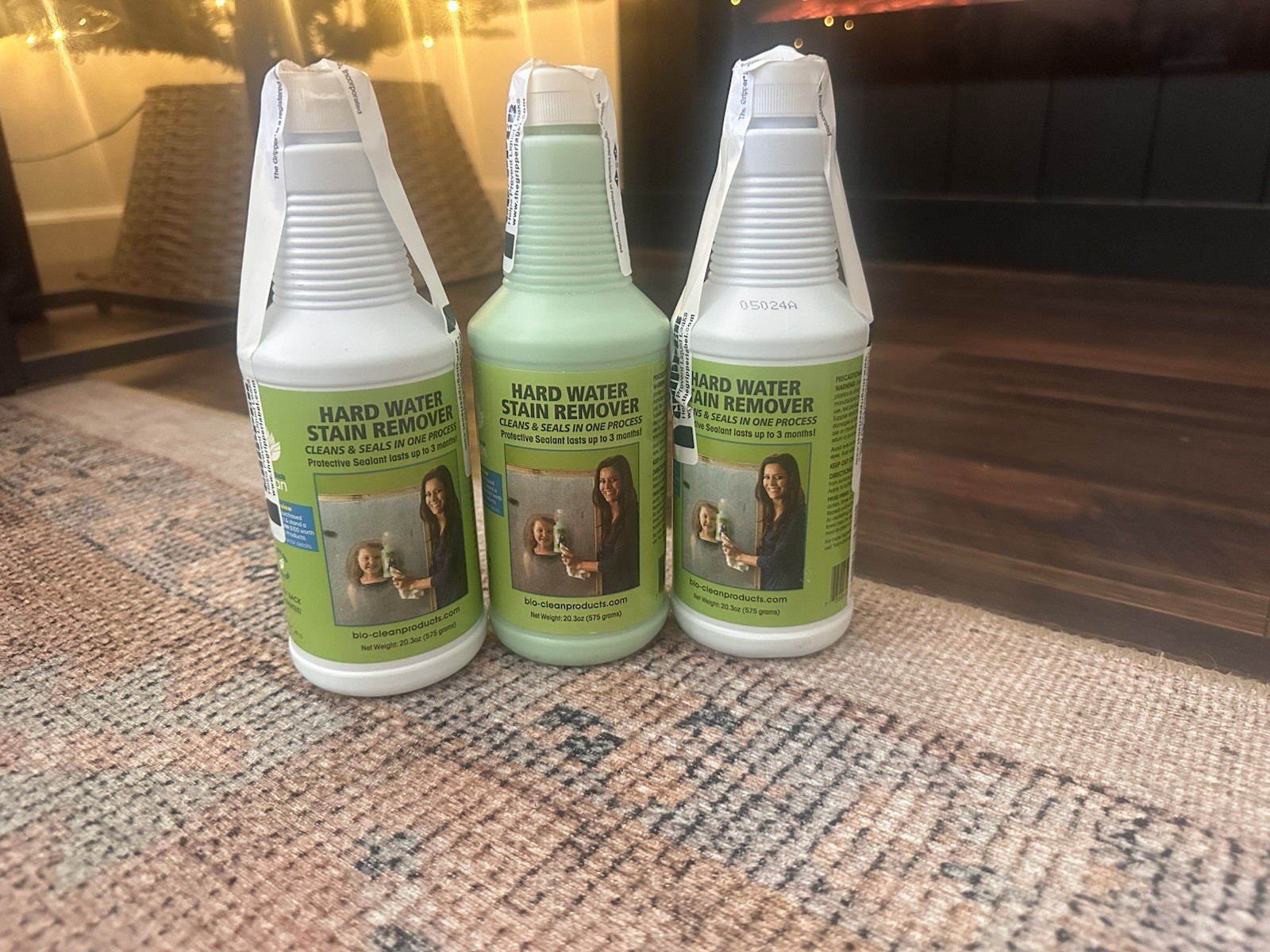 Lot Of 3 Bio Clean: Eco Friendly Hard Water Stain Remover 20.3 Oz Ea