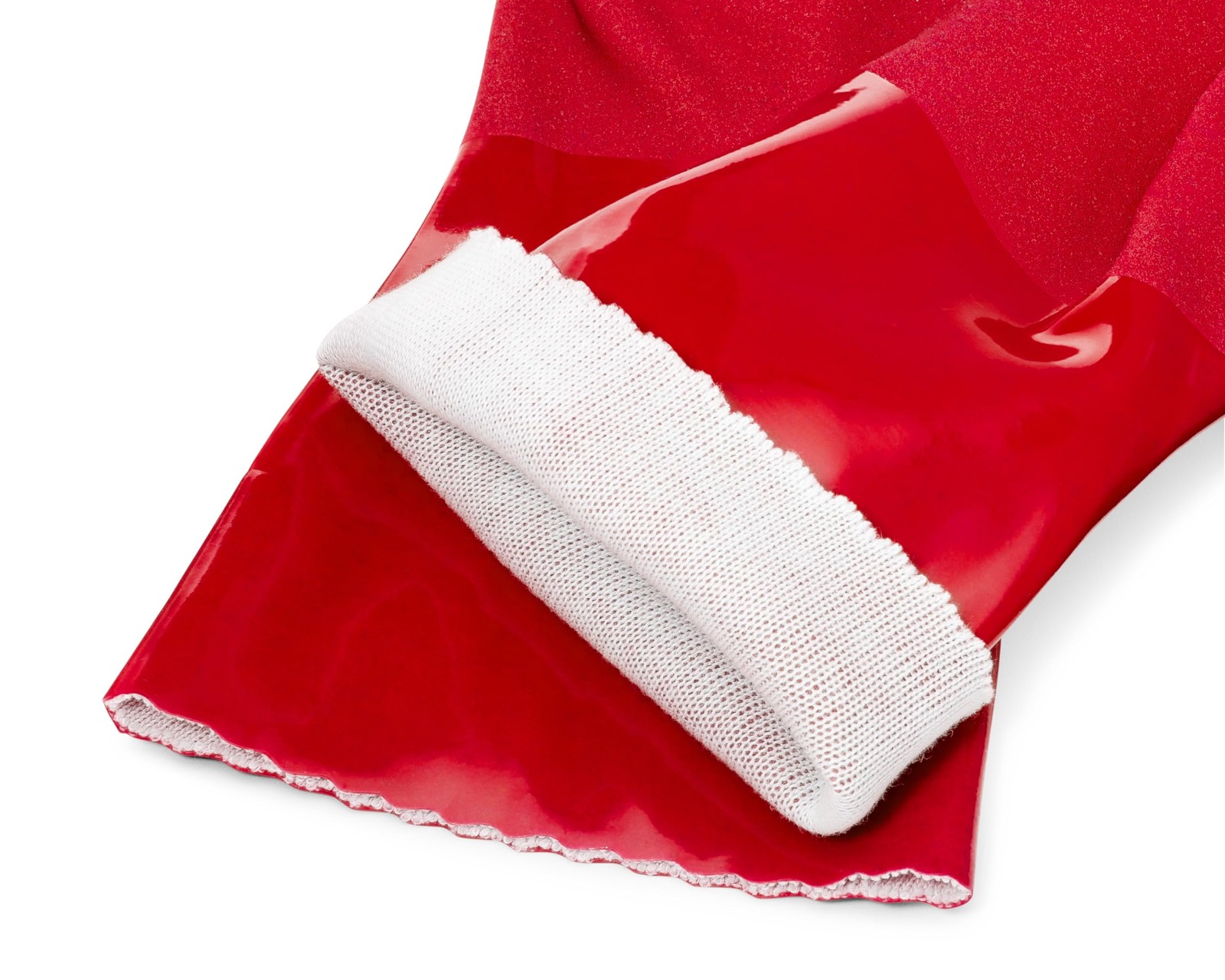 kitchen-star Ultimate Rubber Household PVC Gloves Medium (Pack of 1), Red