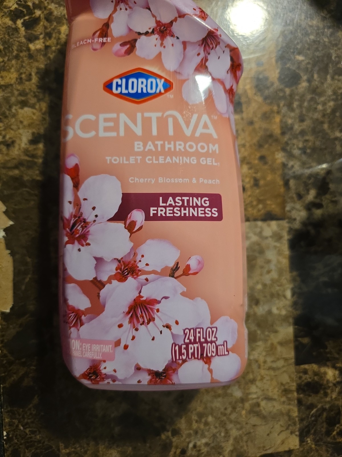 Clorox Scentiva Toilet Cleaning Gel Cherry Blossom & Peach 24 oz (A5)