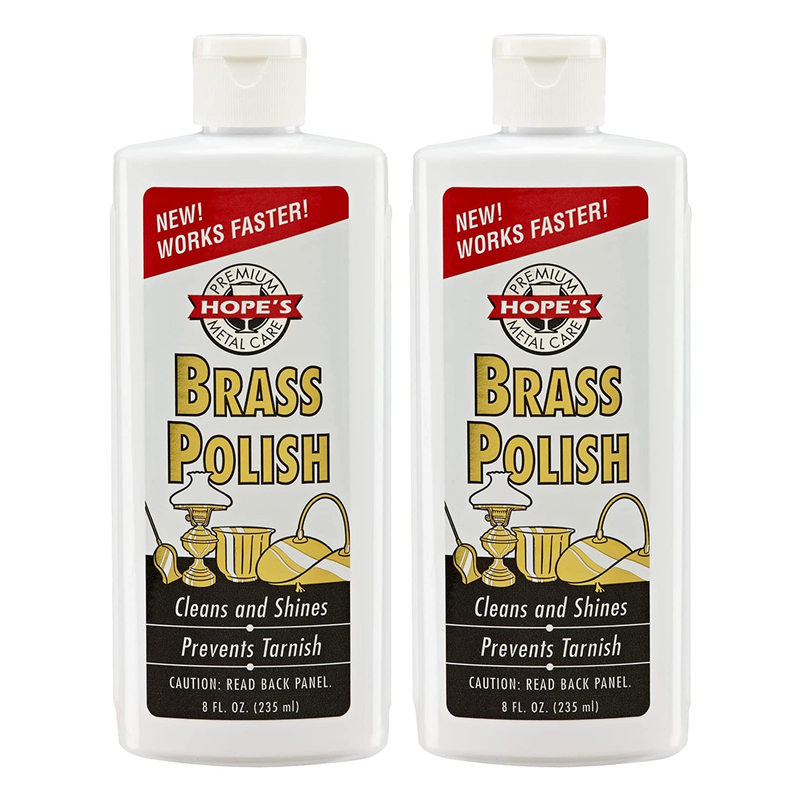 HOPE’S Brass Polish and Cleaner, Prevents Tarnish, Safe for Brass, Copper, Ch…
