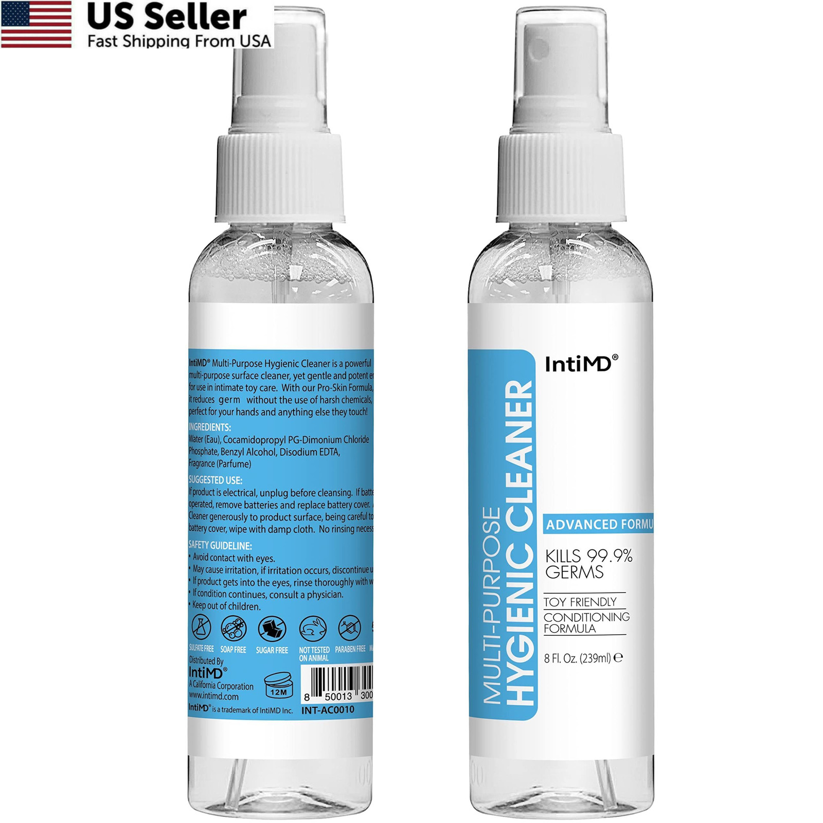 IntiMD Multi-Purpose Hygienic Cleaner Advanced Pro-Skin 8 Fl Oz (Pack of 1)
