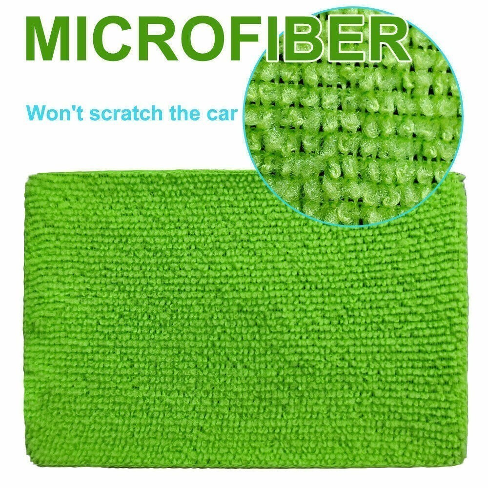 3 Pack Microfiber Car Wiper Cleaner Windshield Cleaning Tool Glass Brush