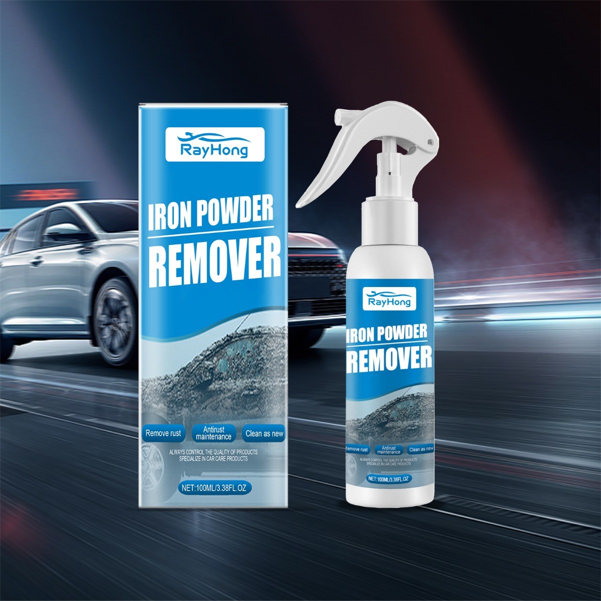 Iron Rust Remover Spray for Cars – Removes Rust & Prevents Corrosion, Easy Use