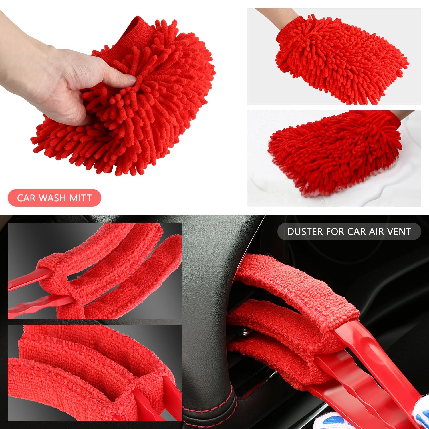25pcs Car Detailing Brush Set, Car Detailing Kit, Interior Kit w ..
