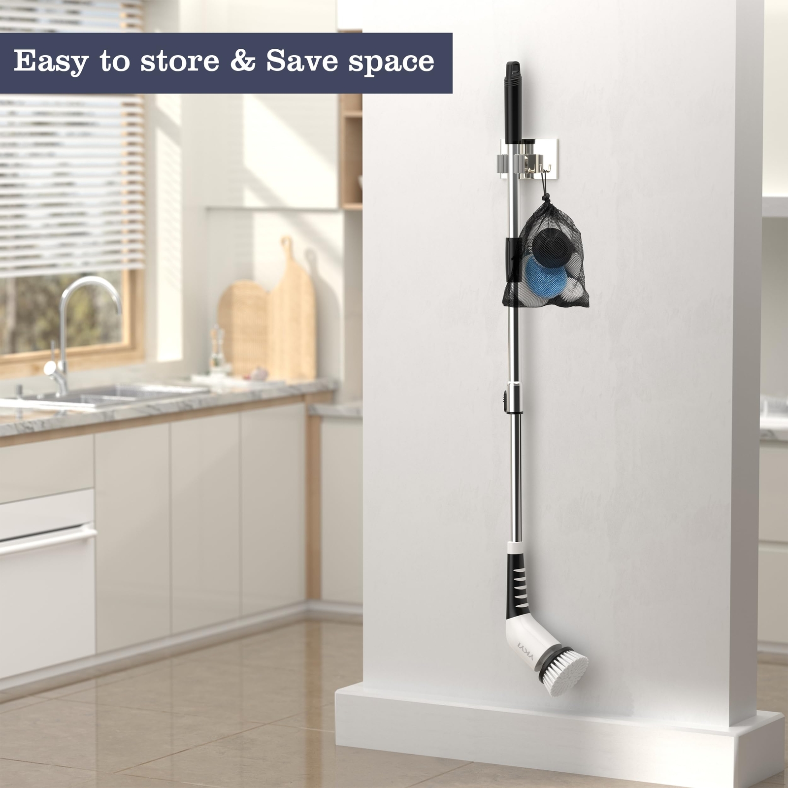 YKYI Electric Spin ScrubberCordless Cleaning BrushShower Cleaning Brush with …