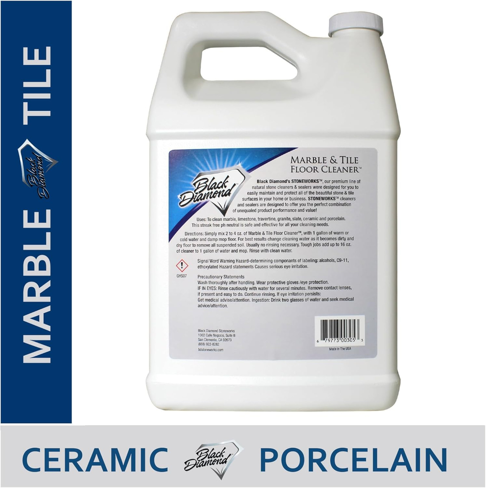 Marble Tile Floor Cleaner Concentrate No Rinse Safe for Natural Stone Ceramic