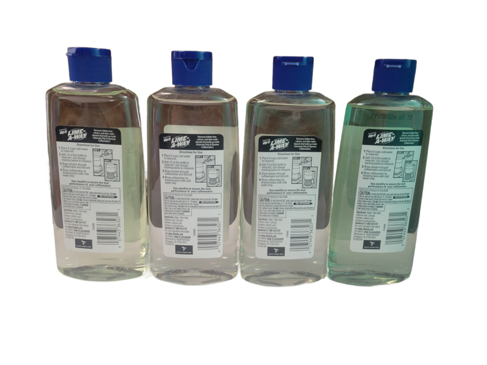 4x Dip-It Lime A Way Coffeemaker Descaler & Cleaner – 7oz Each – New
