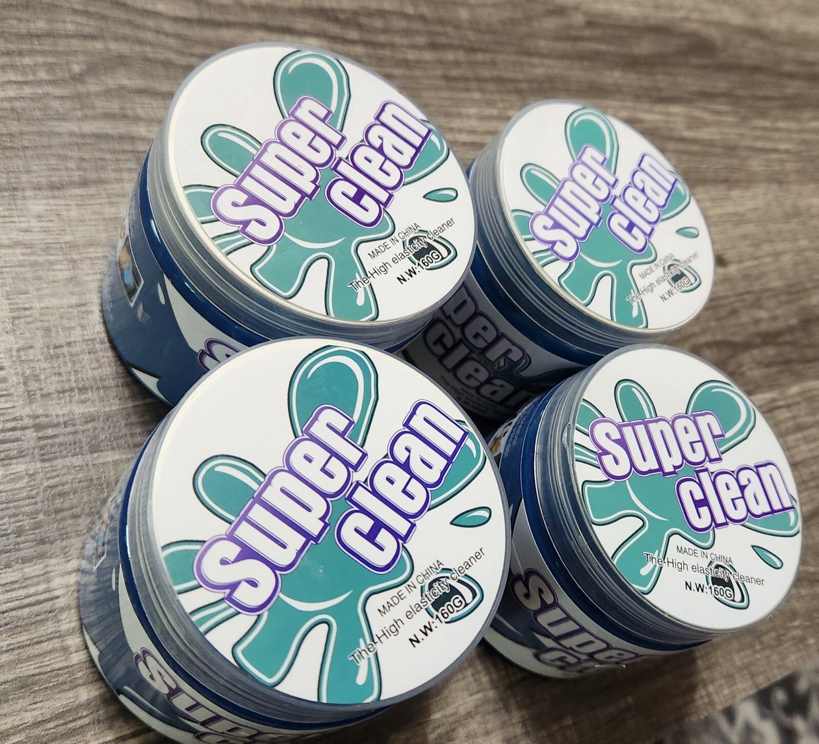 Super Clean GEL Cleaner for Cars or Office – Lot Of 4