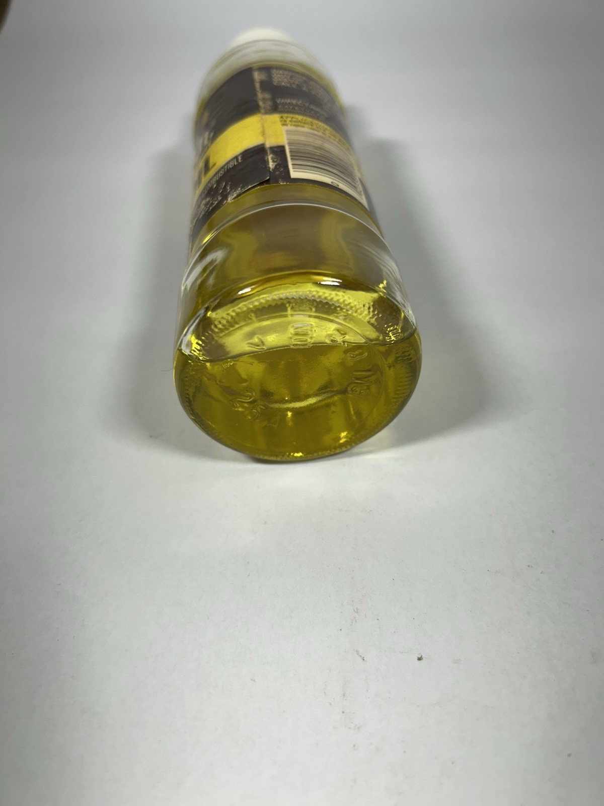 Old English Lemon Oil Furniture Polish 8 Oz GLASS Bottle Vintage 75% Full