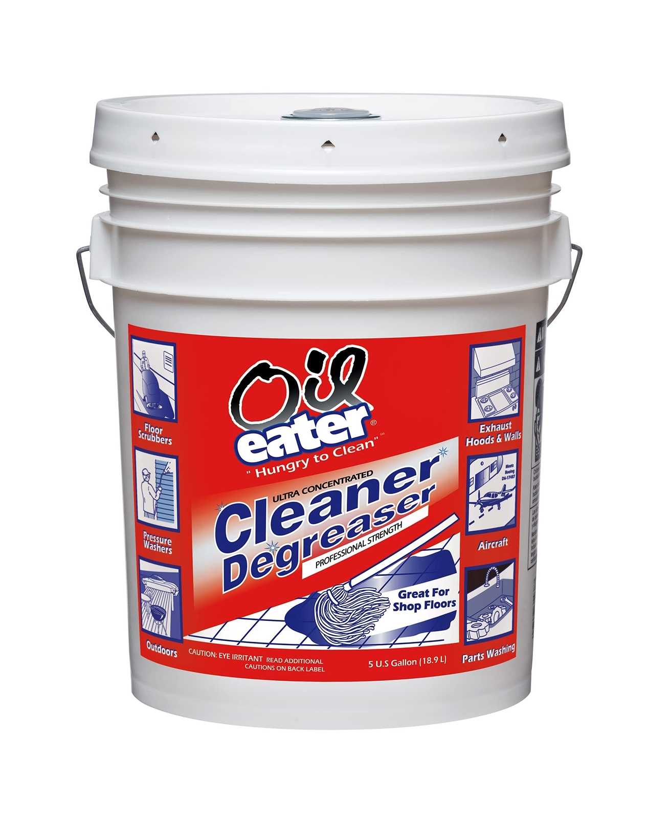 Oil Eater AOD5G35438 Original 5 Gallon Cleaner/Degreaser, light yellow, 640 F…