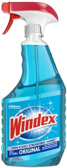 Windex Glass Cleaner Spray Bottle, Original Blue, 23 fl oz.