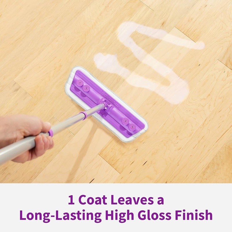 Wood Floor Restorer Revitalizing Glossy Finish Easy Application Safe Pets Kids
