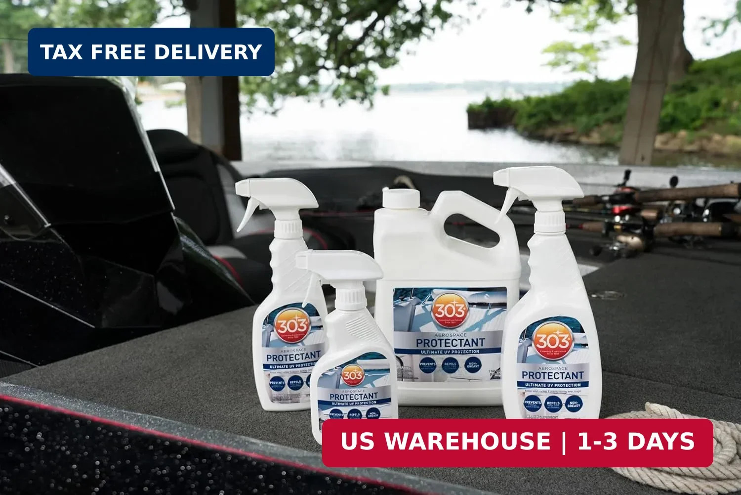 303 Marine & Aerospace Protectant – UV Protection, Repels Dust & Dirt, 10oz