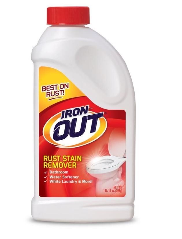 IRON OUT PowderMulti Surface Rust Stain Remover 28oz Sink Bowl Cleaner IO30N