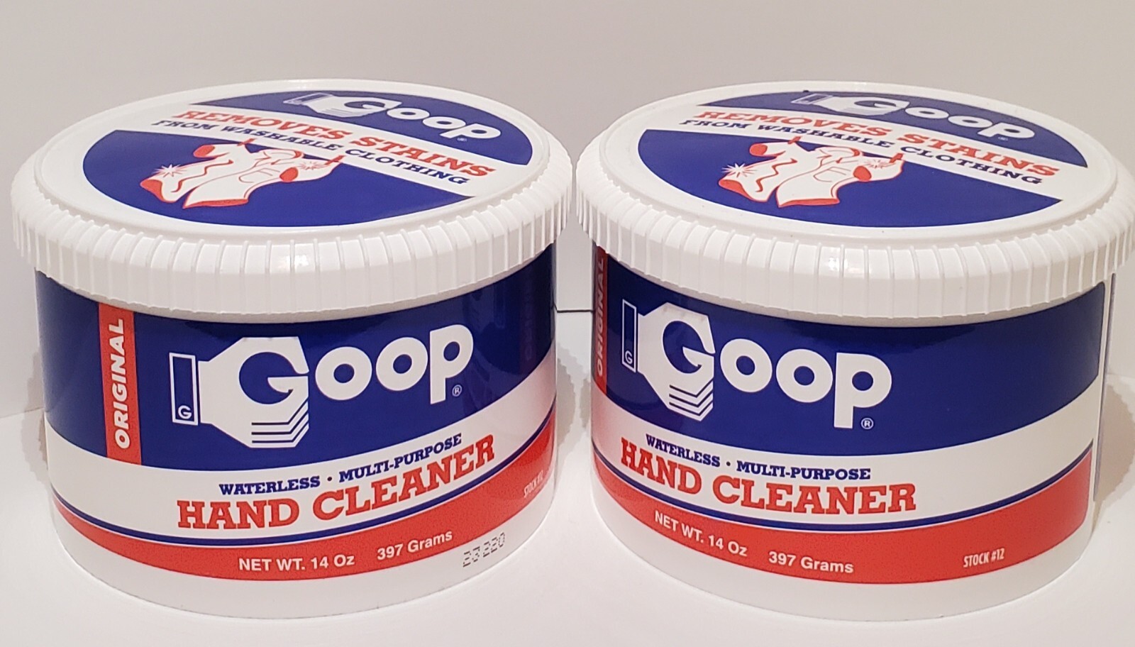 Original Goop Multi-Purpose Hand Cleaner – Waterless Cleaner 14 Oz – 2 Pack!