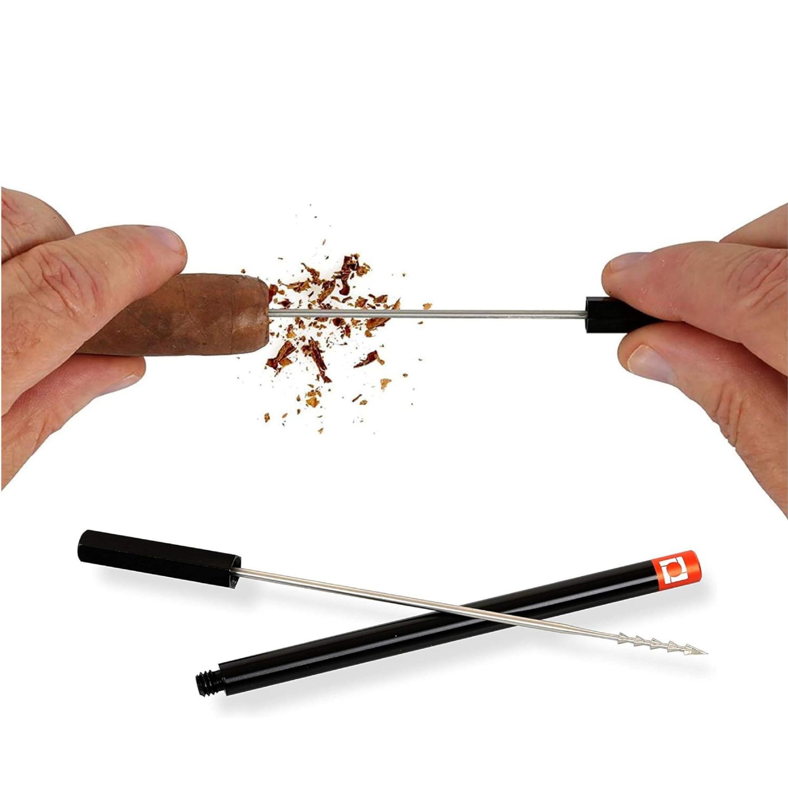 PerfecDraw Patented Cigar Draw Enhancer Tool and Nubber, 5 inches