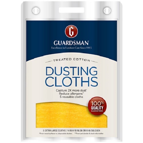 Guardsman 462700 5 pack Ultimate Cotton Reusable Lint Free Dusting Cloths (2)